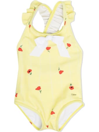 Chloé One Piece Swimsuit With Flowers