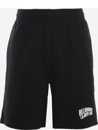 Billionaire Cotton Shorts With Logo Patch