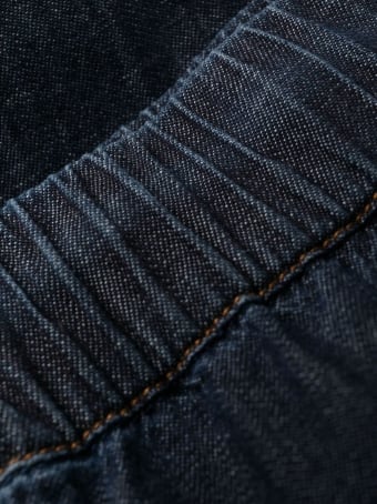 Parosh Wide Leg Denim Pants
