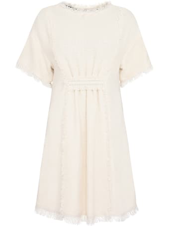 Alberta Ferretti Cotton-blend Dress