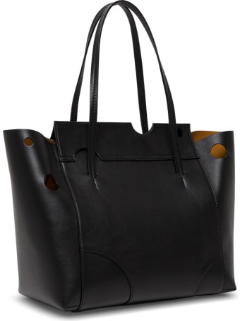 Off-White Burrow 38 Back Leather Shopper Bag