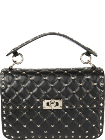 Valentino Spike Medium Shoulder Bag