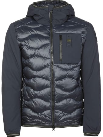 Blauer Patched Pocket Zip Padded Jacket