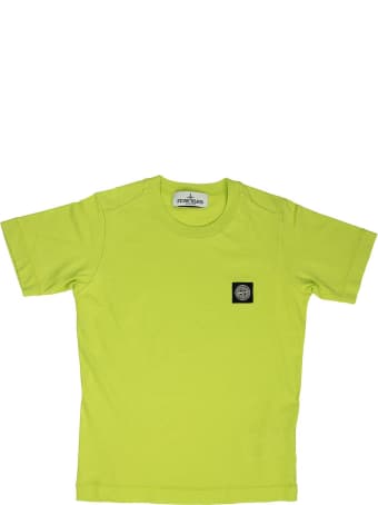 Stone Island Cotton T-shirt Lemon