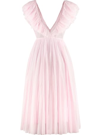 Philosophy di Lorenzo Serafini Cotton Long Dress