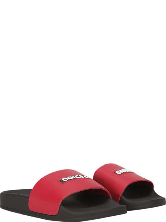 Dolce & Gabbana Black Slippers