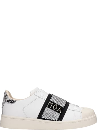 M.O.A. master of arts Sneakers In White Leather