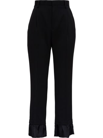 Noir Kei Ninomiya Black Wool Pants