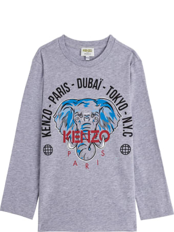 Kenzo Kids Jersey T-shirt With Print