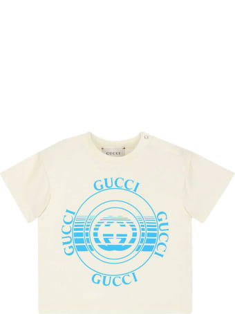 Gucci White Newborn T-shirt