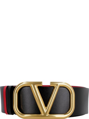 Valentino Valentino Garavani - Reversible Leather Belt