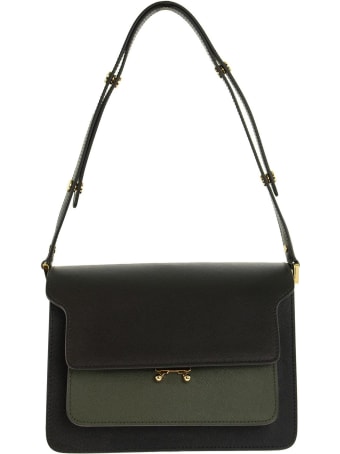 Marni Trunk Bag In Saffiano Calfskin