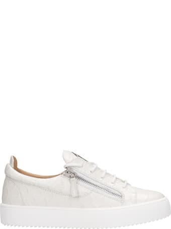 Giuseppe Zanotti Frankie Sneakers In White Leather