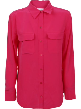 Equipment -slim Signature Women Shirt Long Sleeves