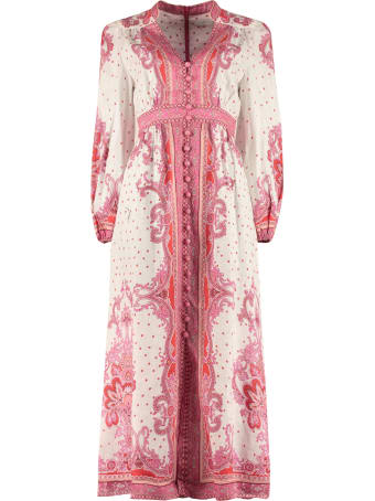 Zimmermann Printed Linen Maxi Dress