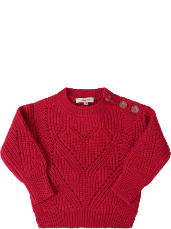 Catimini Fuchsia Sweater For Girl