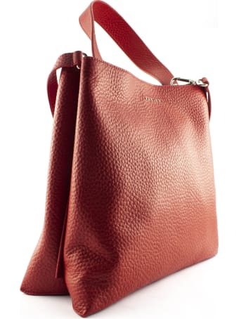 Orciani Red Jackie Shoulder Bag