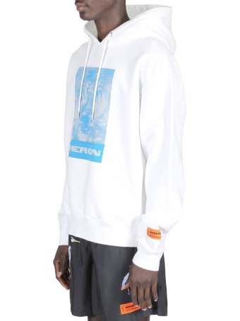 HERON PRESTON Hoodie Heron Litho