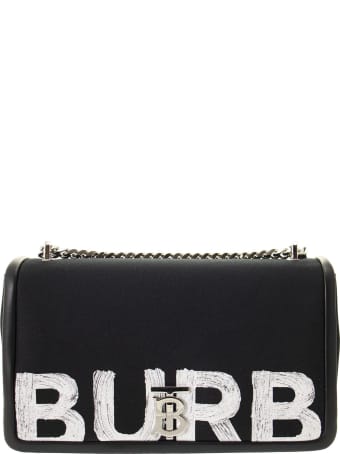 Burberry Lola - Medium Logo Print Cotton Bag