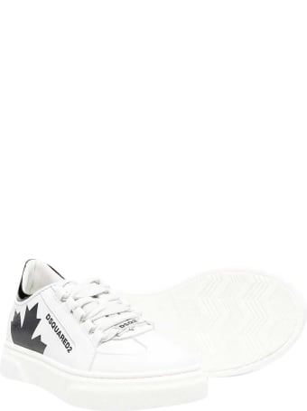 Dsquared2 White Sneakers Teen .