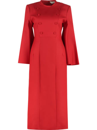 Fendi Wool And Silk Mini Dress