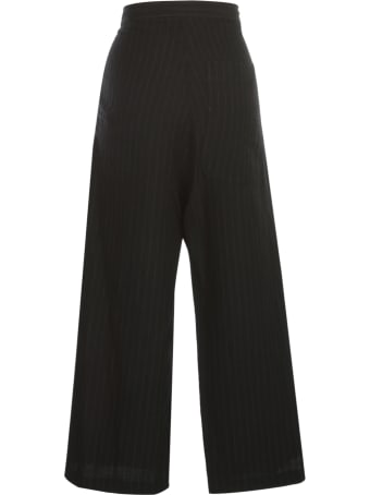 Y's O Straight Thick Pants Pinstripe