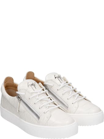 Giuseppe Zanotti Frankie Sneakers In White Leather