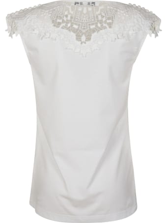 Ermanno Scervino Laced Detail Tank Top