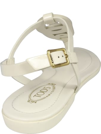 Tod's Sand. Gom Ov Infr. Catena Flat Shoes