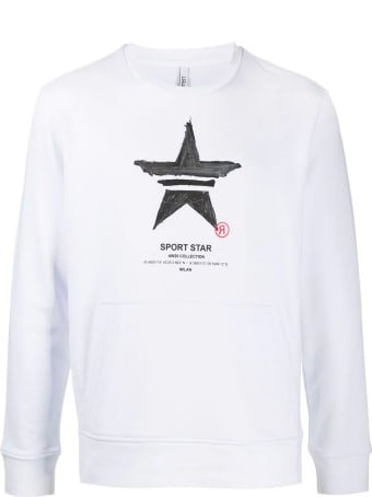 Neil Barrett White Cotton-blend Sweatshirt