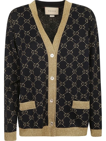 Gucci All-over Logo Cardigan