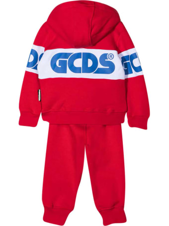 GCDS Mini Red Sports Suit