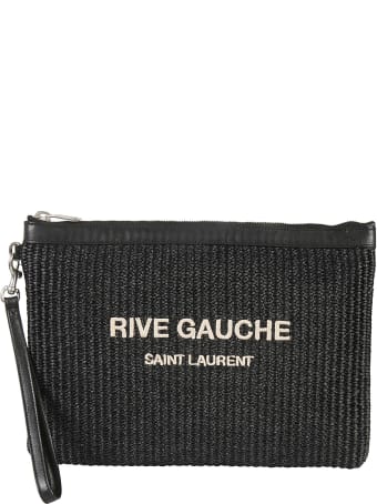 Saint Laurent Removable Tassels Pouch