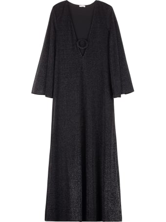 Oseree Lumière Lurex Kaftan Dress