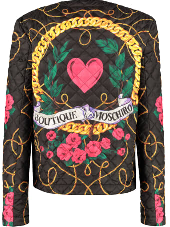 Boutique Moschino Quilted Techno Fabric Jacket