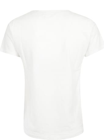 Velvet V-neck T-shirt