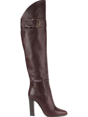 Dolce & Gabbana Slip On High Leather Boot