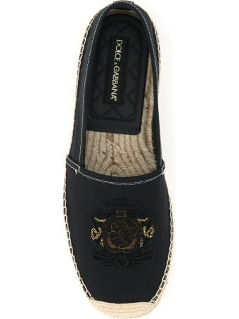 Dolce & Gabbana Boccaccio Espadrilles Dg Coat Of Arms