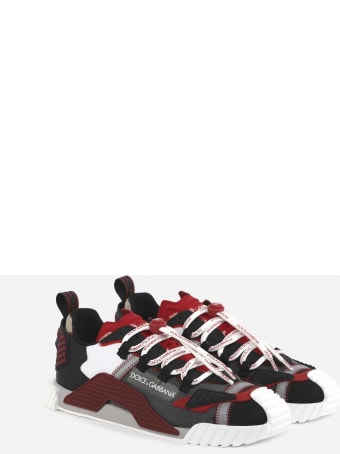 Dolce & Gabbana Ns1 Sneaker In Suede And Leather