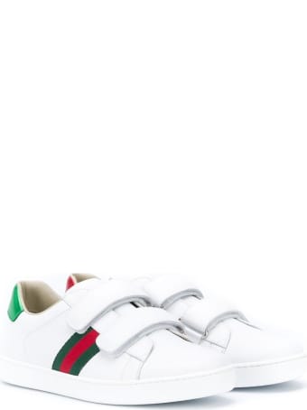 Gucci New Ace Leather Sneakers