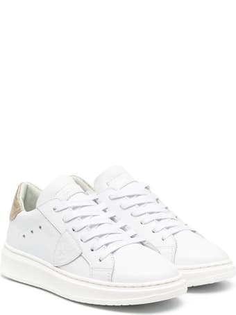Philippe Model Temple Sneakers In Leather With Logo