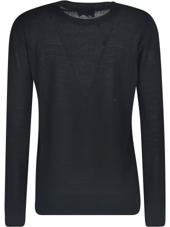 Emporio Armani Ribbed Plain Sweater
