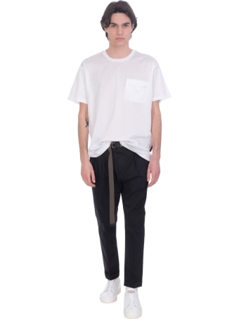 Low Brand Pants In Black Cotton