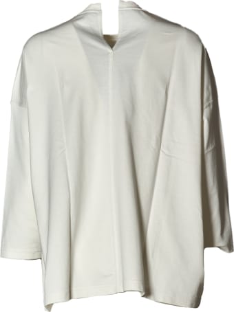 Sofie d'Hoore Long Sleeve C-neck Sweatshirt In Fine Fleece