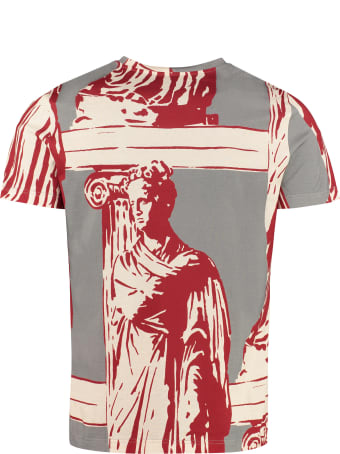 Salvatore Ferragamo Printed Stretch Cotton T-shirt