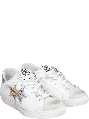 2Star Sneakers In White Leather