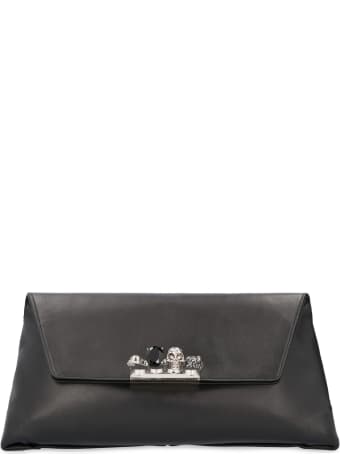 Alexander McQueen Skull Leather Clutch