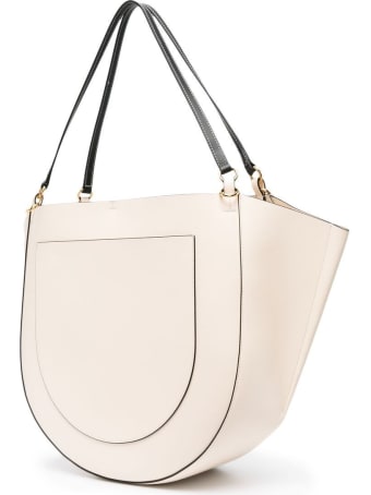 Wandler Mia Large Leather Tote Handbag