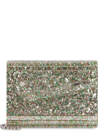 Jimmy Choo Candy Glitter Box Clutch