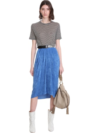 Isabel Marant Leon T-shirt In Beige Cotton